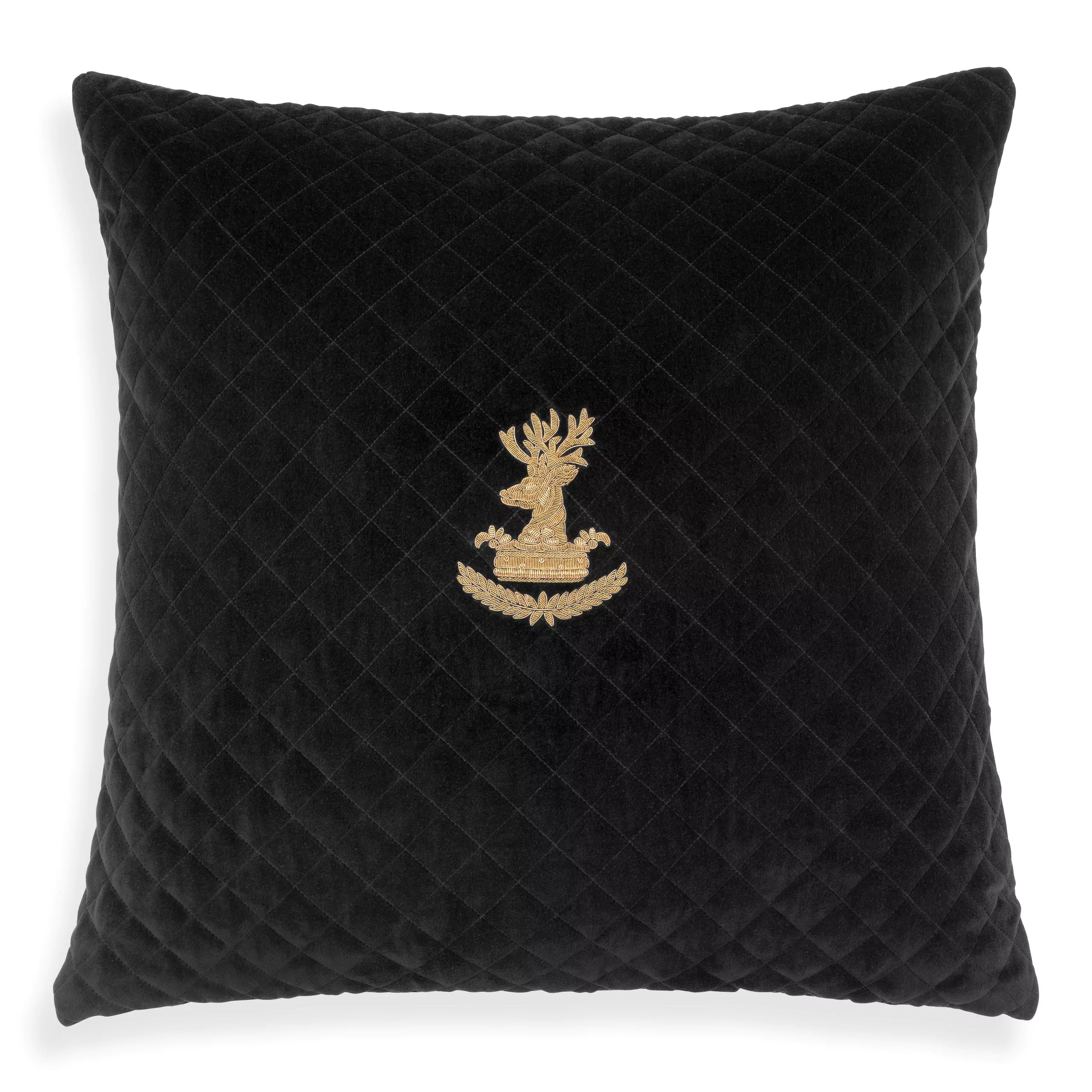Black Velvet Pillow - L | Eichholtz Aletti