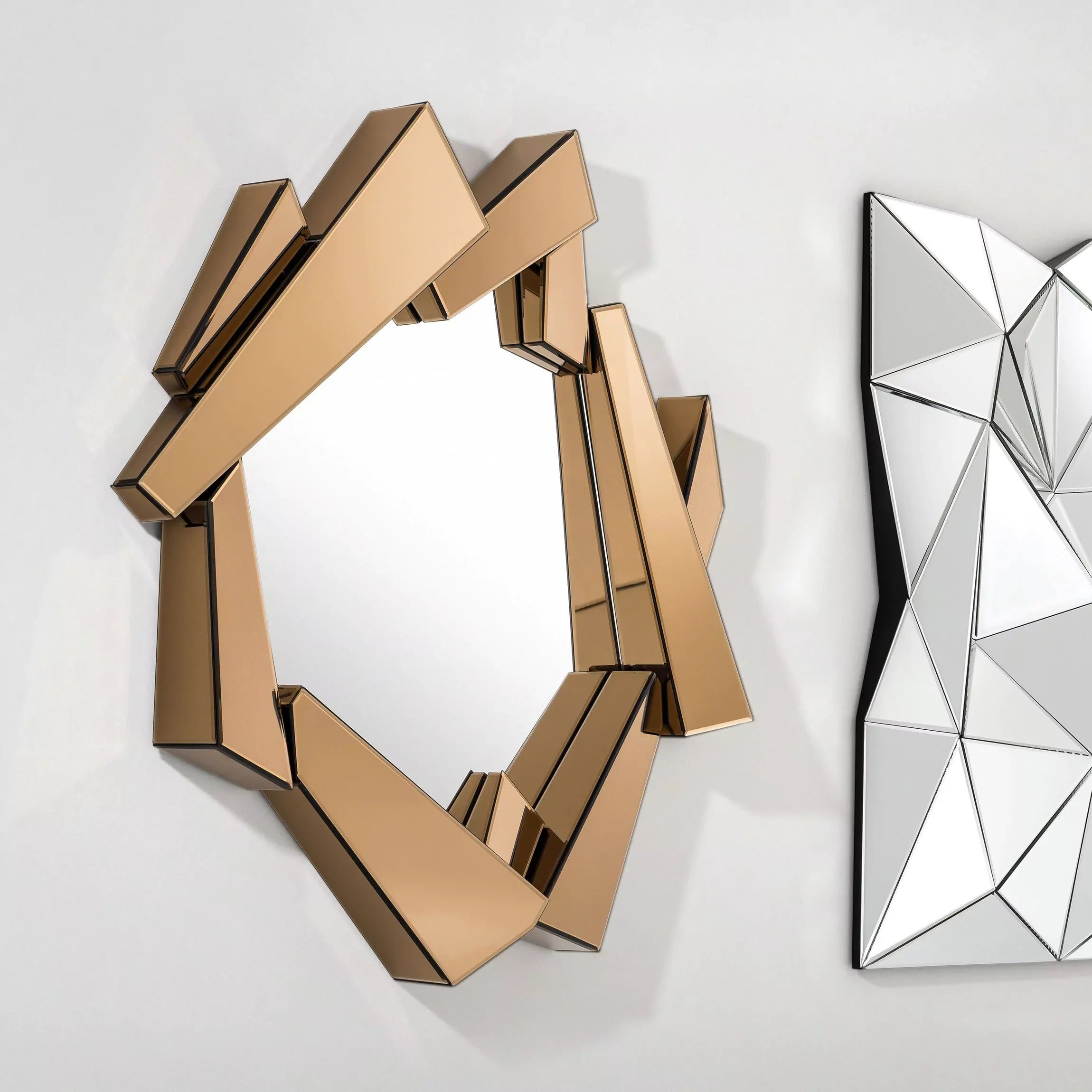 Amber Glass Frame Mirror | Eichholtz Cellino