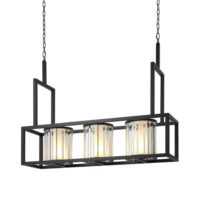 3 LIGHT LINIAR EICHHOLTZ CHANDELIER CARDUCCI
