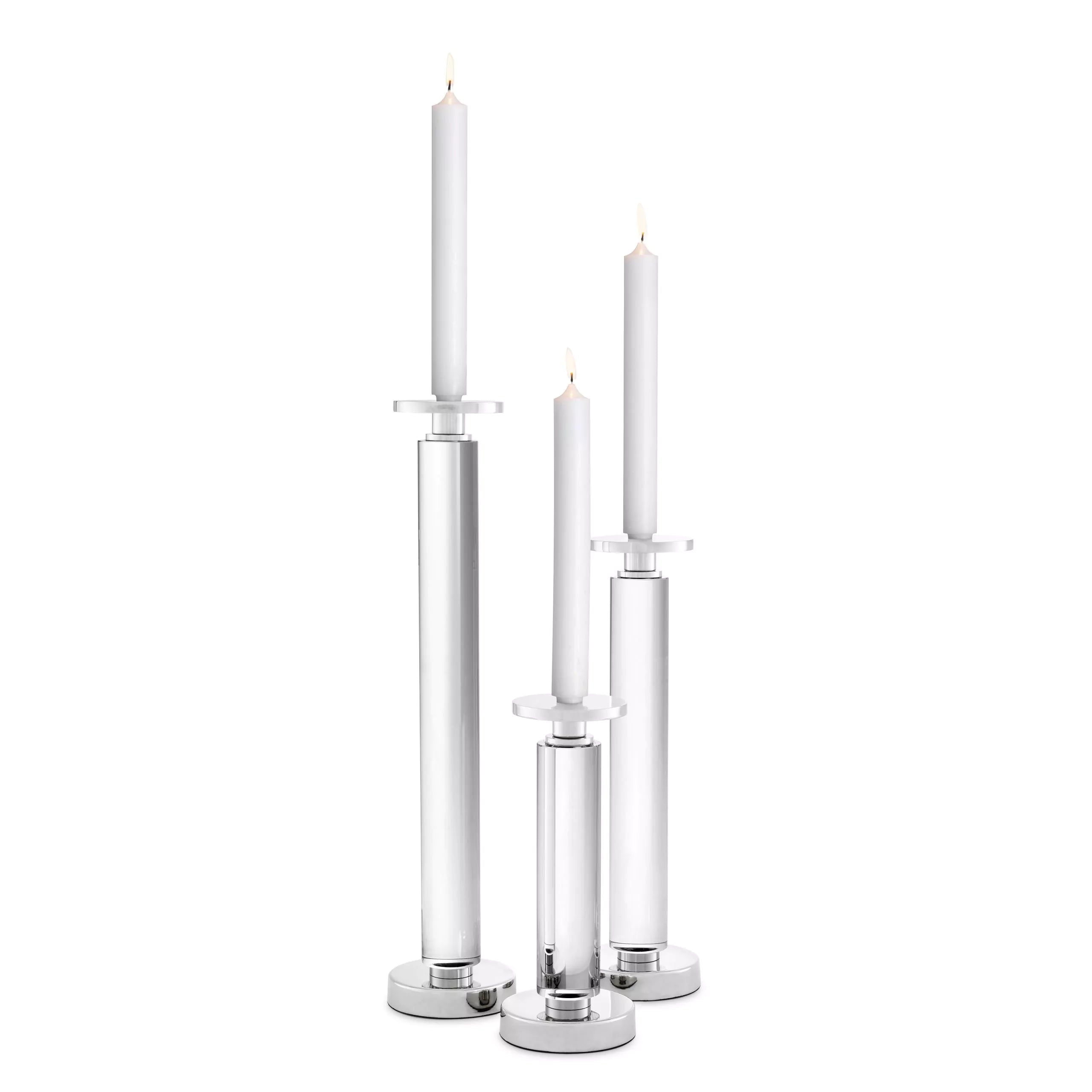 Glass Candle Holder Set (3) | Eichholtz Chapman