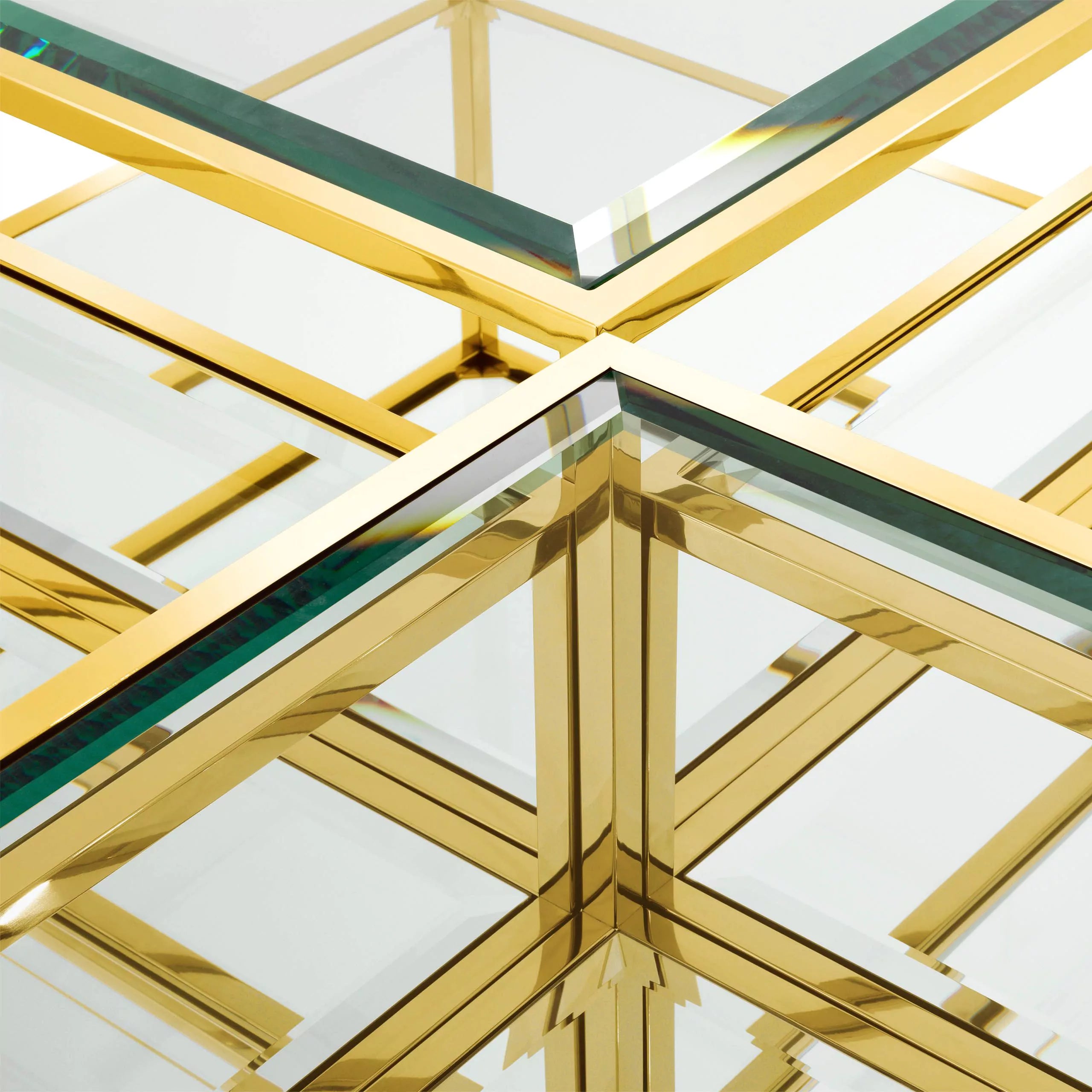 Gold Coffee Table Set (4) | Eichholtz Tortona