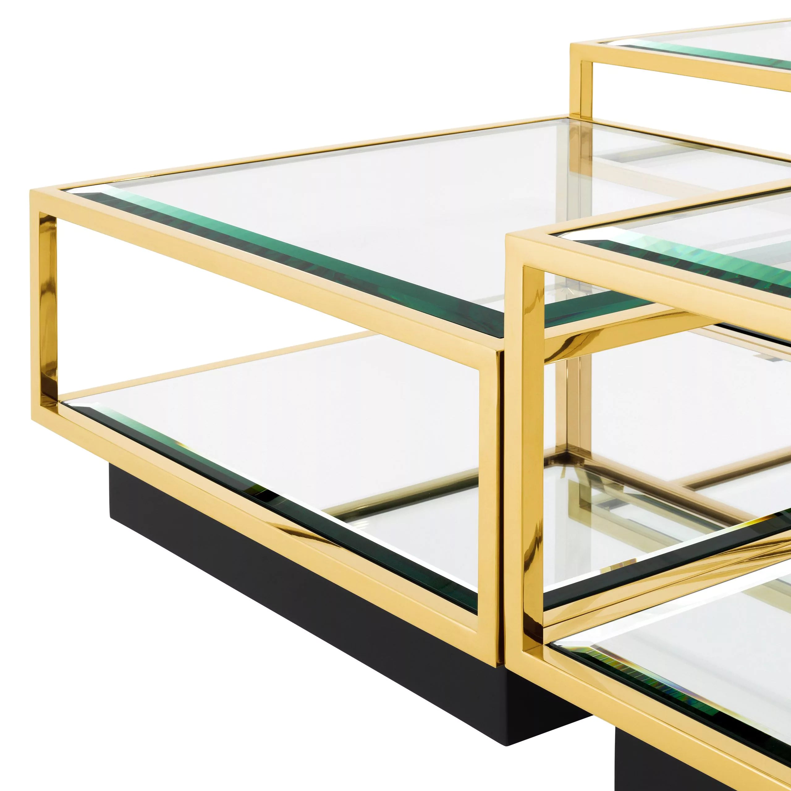 Gold Coffee Table Set (4) | Eichholtz Tortona