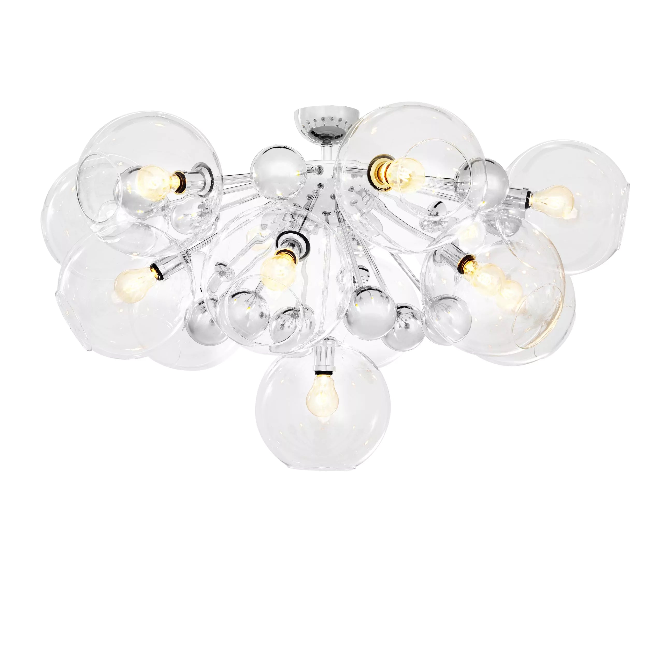 Silver 13-Bulb Flush Mount | Eichholtz Soleil