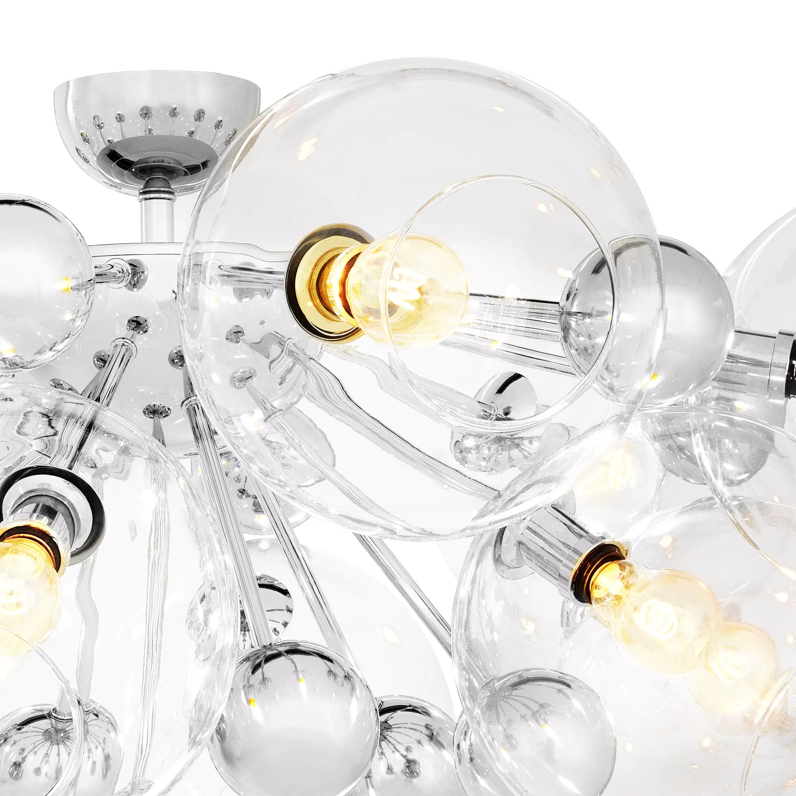 Silver 13-Bulb Flush Mount | Eichholtz Soleil