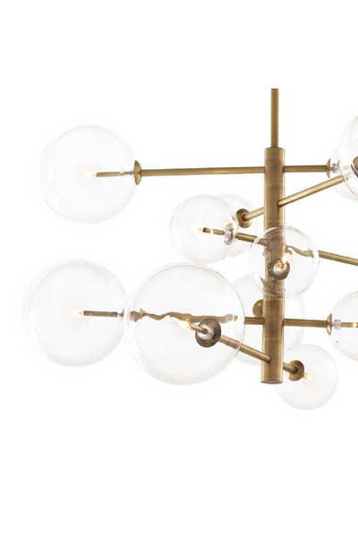 Brass Sputnik Chandelier | Eichholtz CHANDELIER ARGENTO S