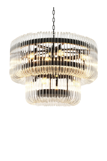 2 Tier Glass Rod Chandelier | Eichholtz CHANDELIER SUTTON HOUSE