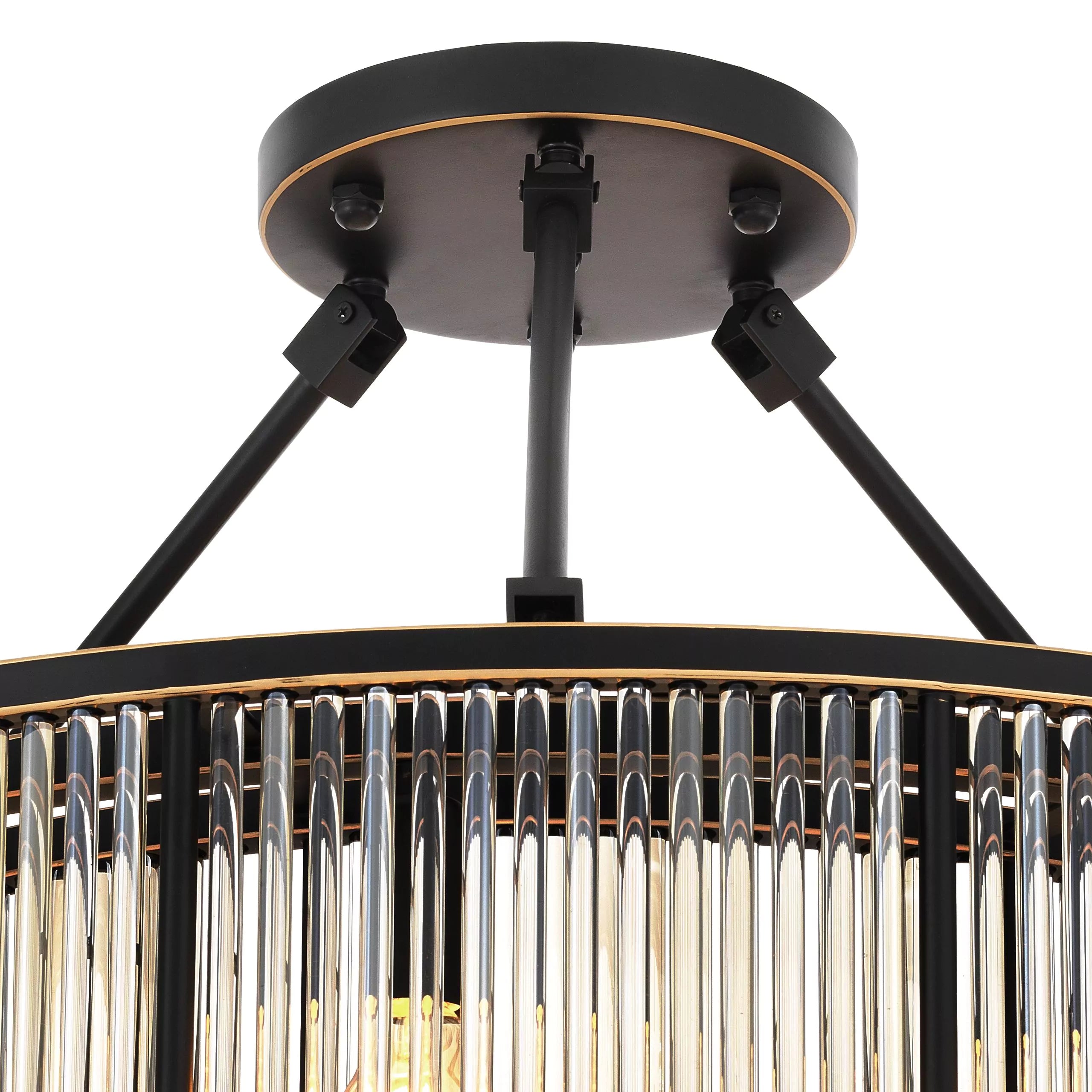 Glass Drum Ceiling Lamp | Eichholtz Bernardi