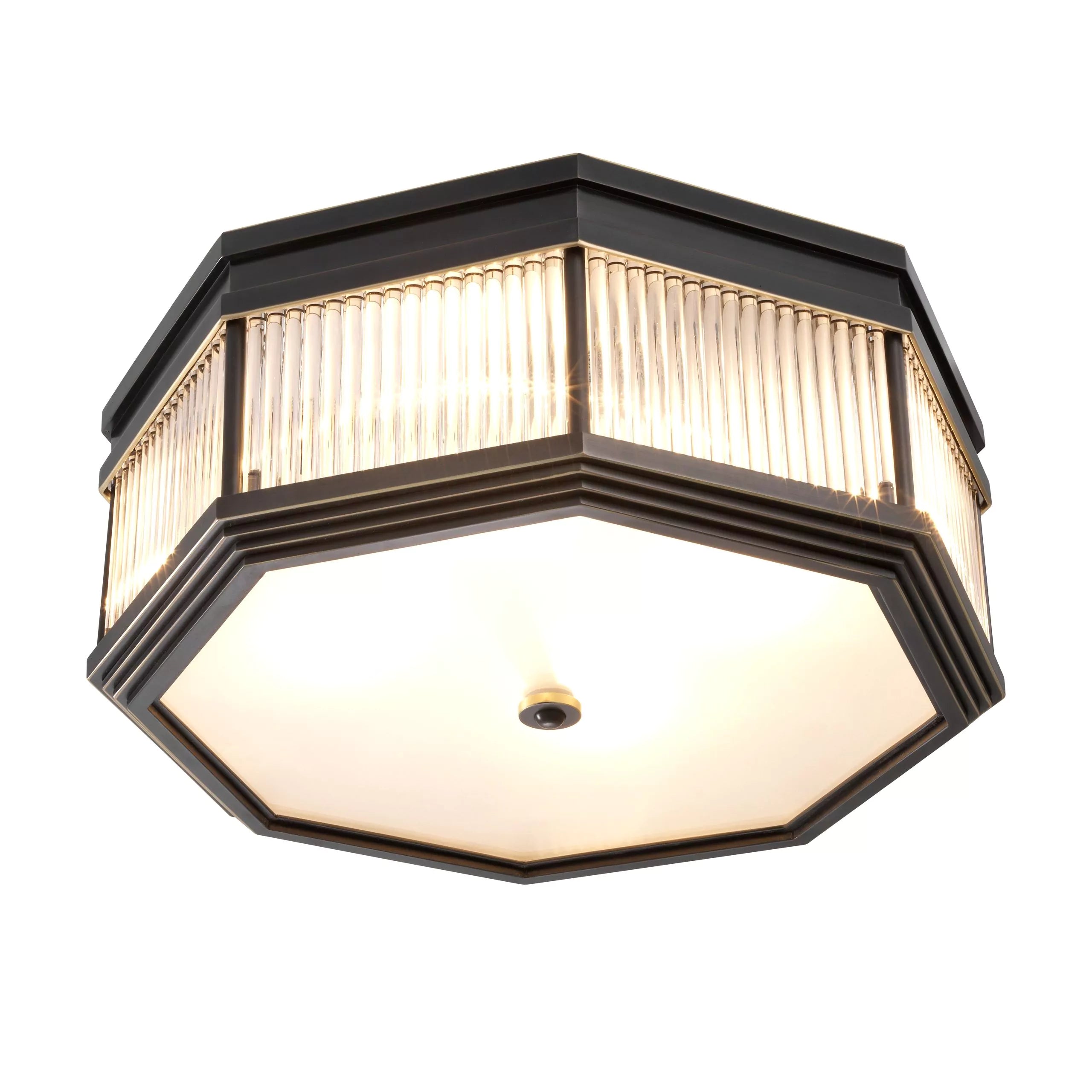 Bronze Geometric Flush Mount | Eichholtz Bagatelle