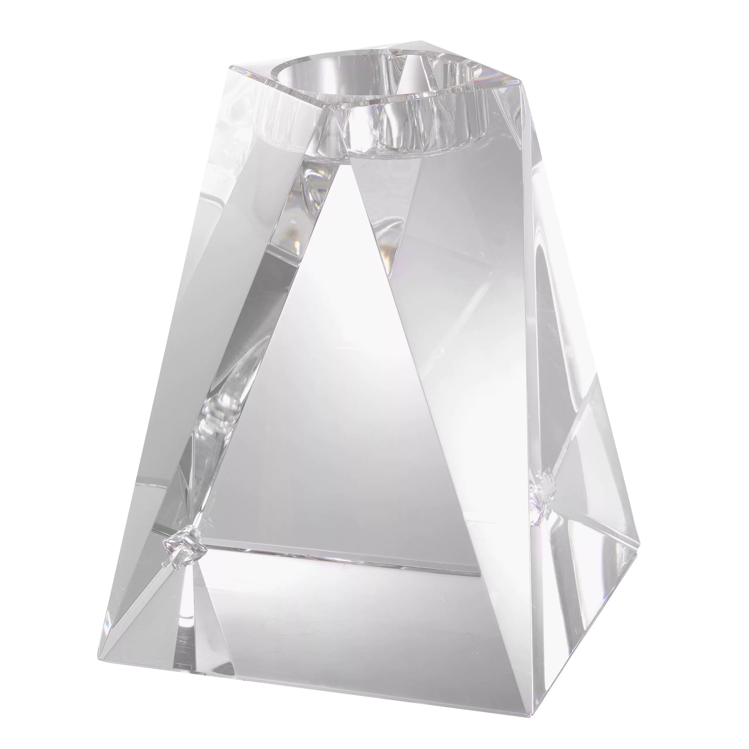 Crystal Glass Candle Holder | Eichholtz Liaison