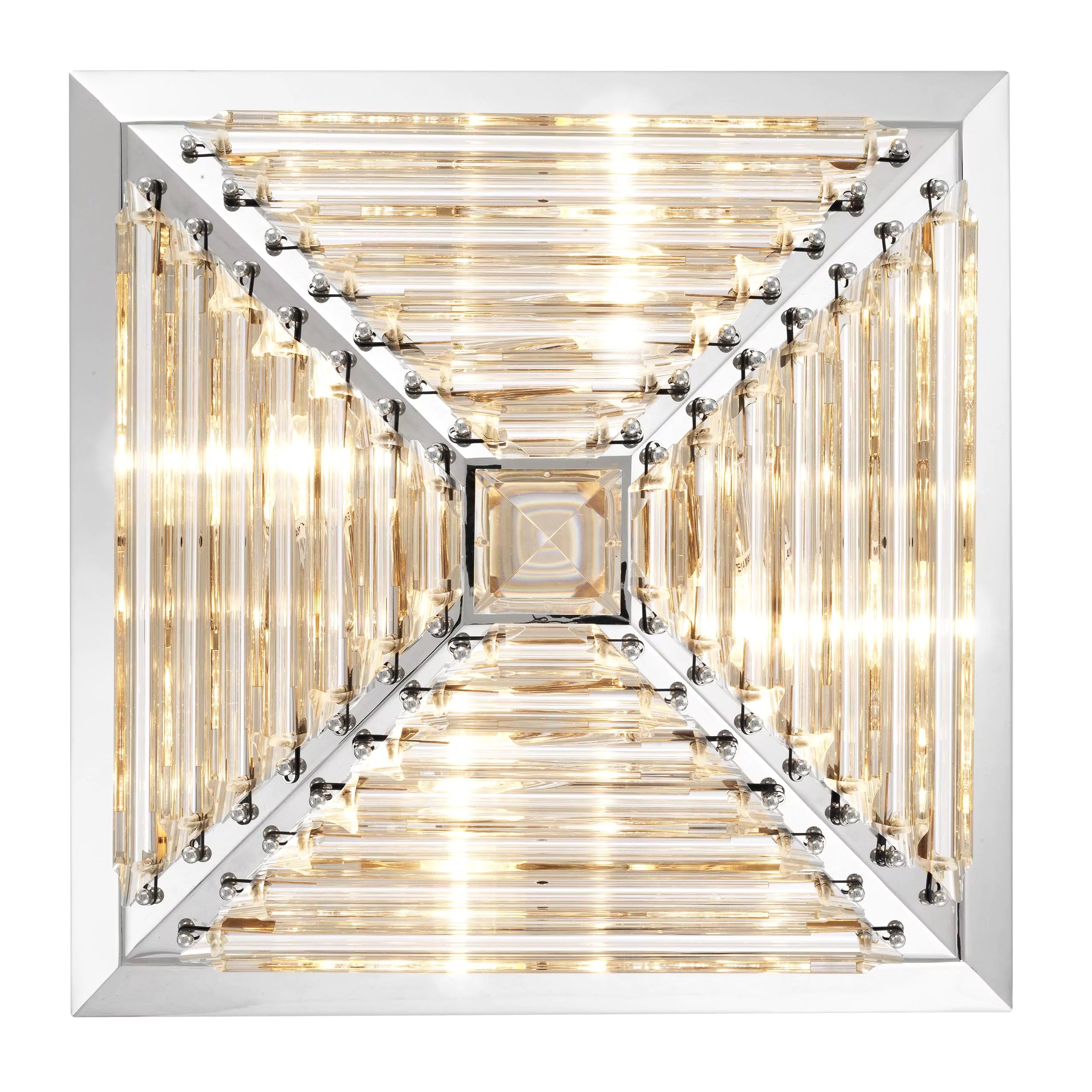 Silver Pyramid Flush Mount | Eichholtz Eden
