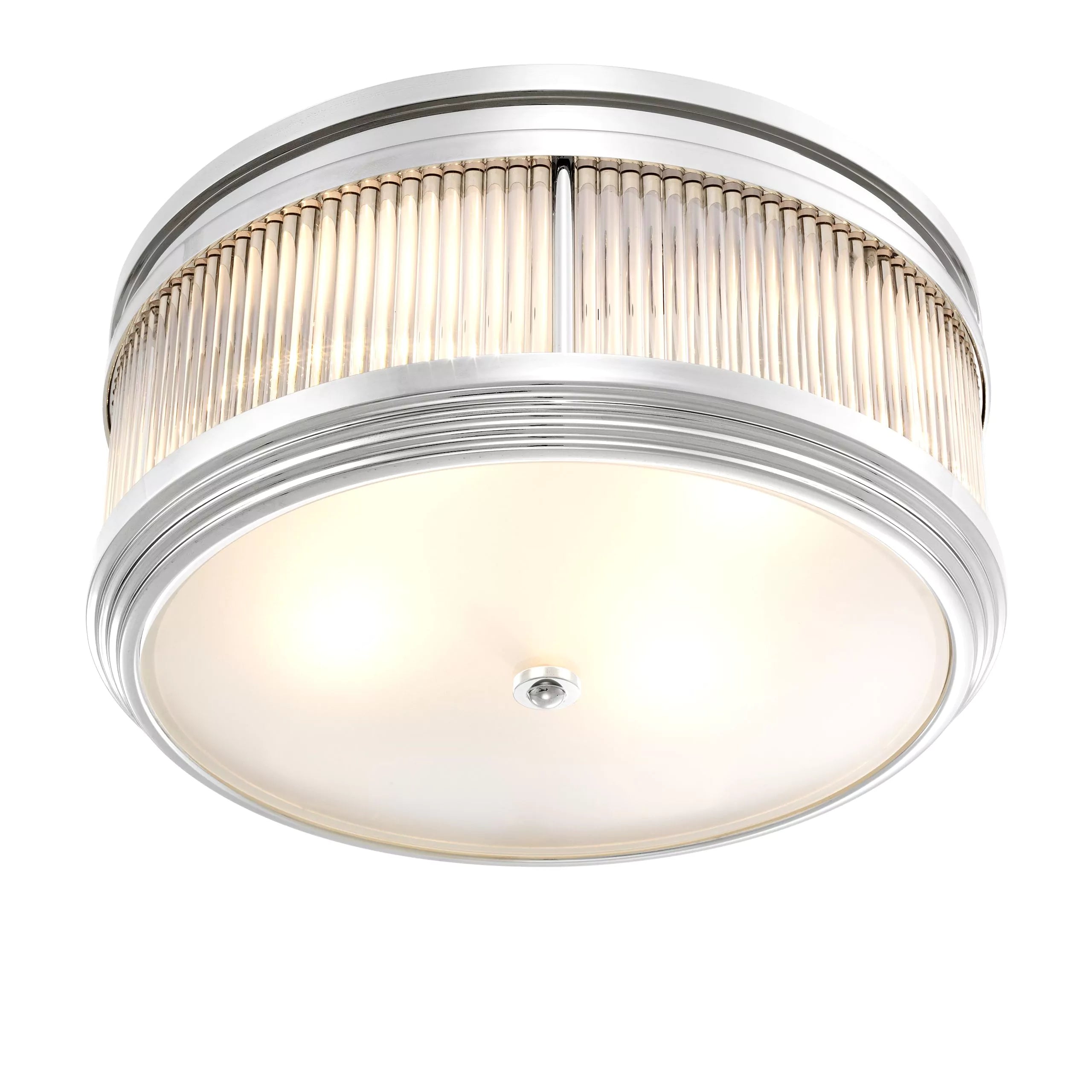 Round Silver Flush Mount | Eichholtz Rousseau