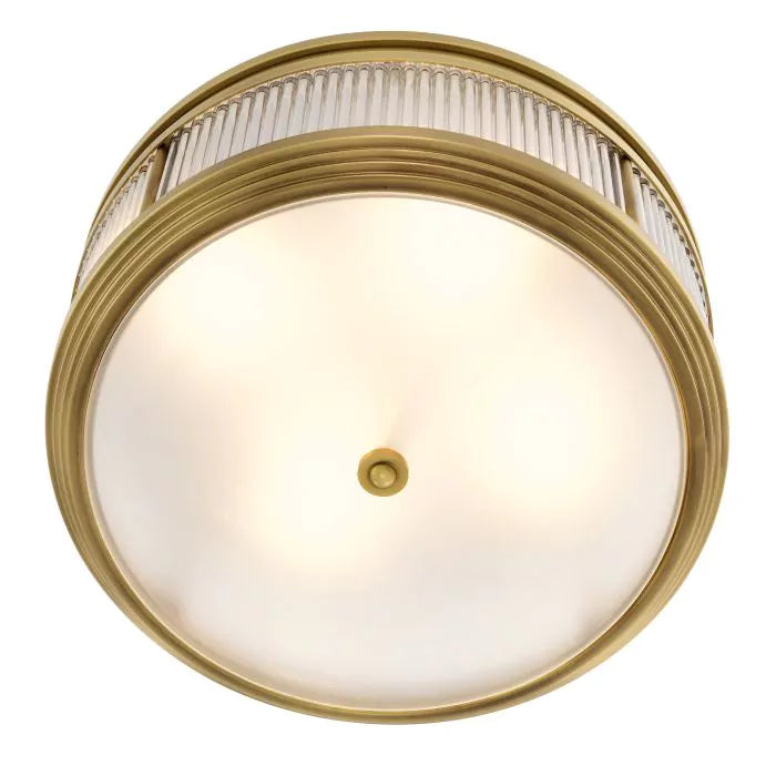 Round Brass Flush Mount | Eichholtz Rousseau