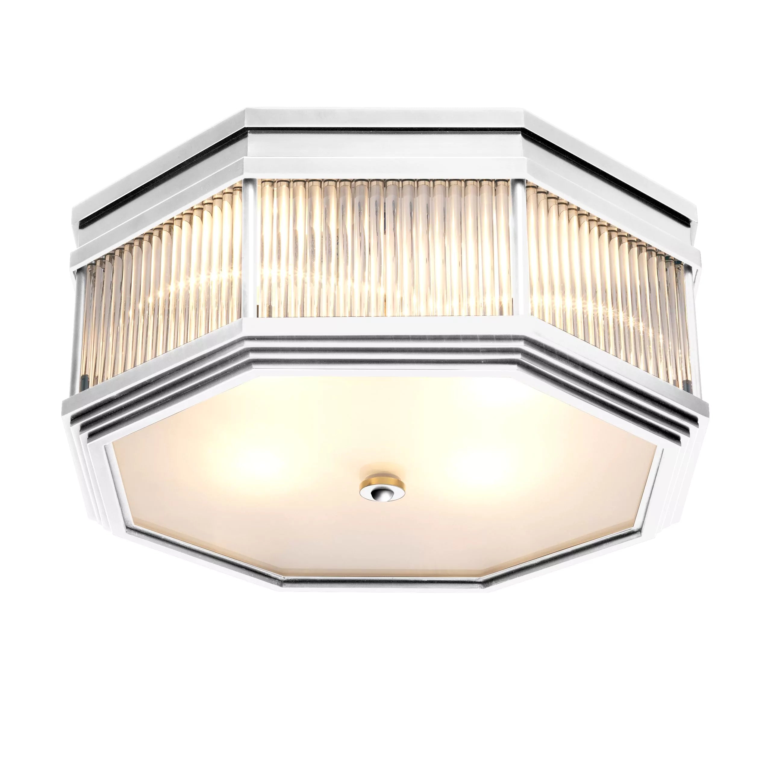 Silver Geometric Flush Mount | Eichholtz Bagatelle