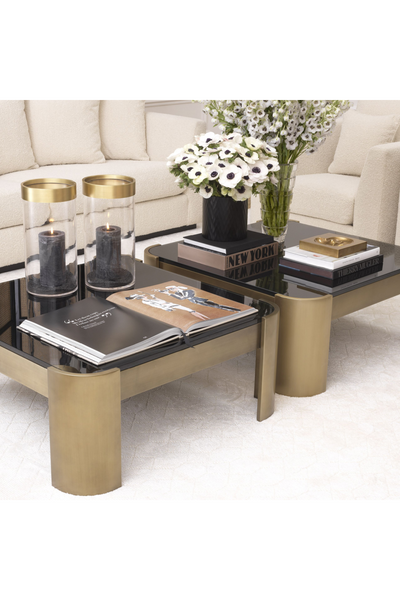 Brass Rim Glass Hurricane | Eichholtz Vertex L