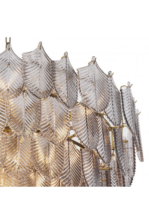 Smoked Glass Layered Chandelier | Eichholtz CHANDELIER VERBIER L