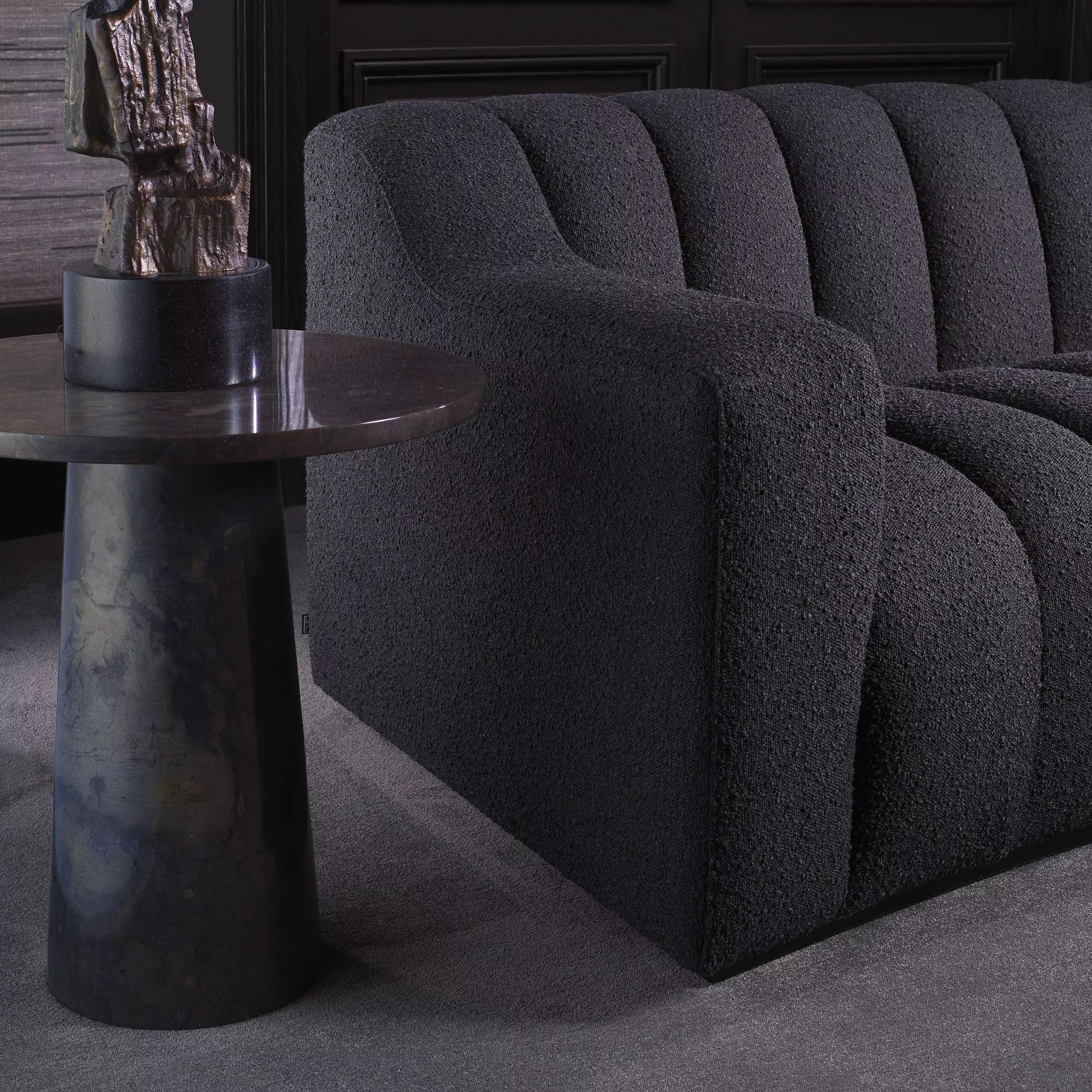 Marble Pedestal Side Table | Eichholtz Terry