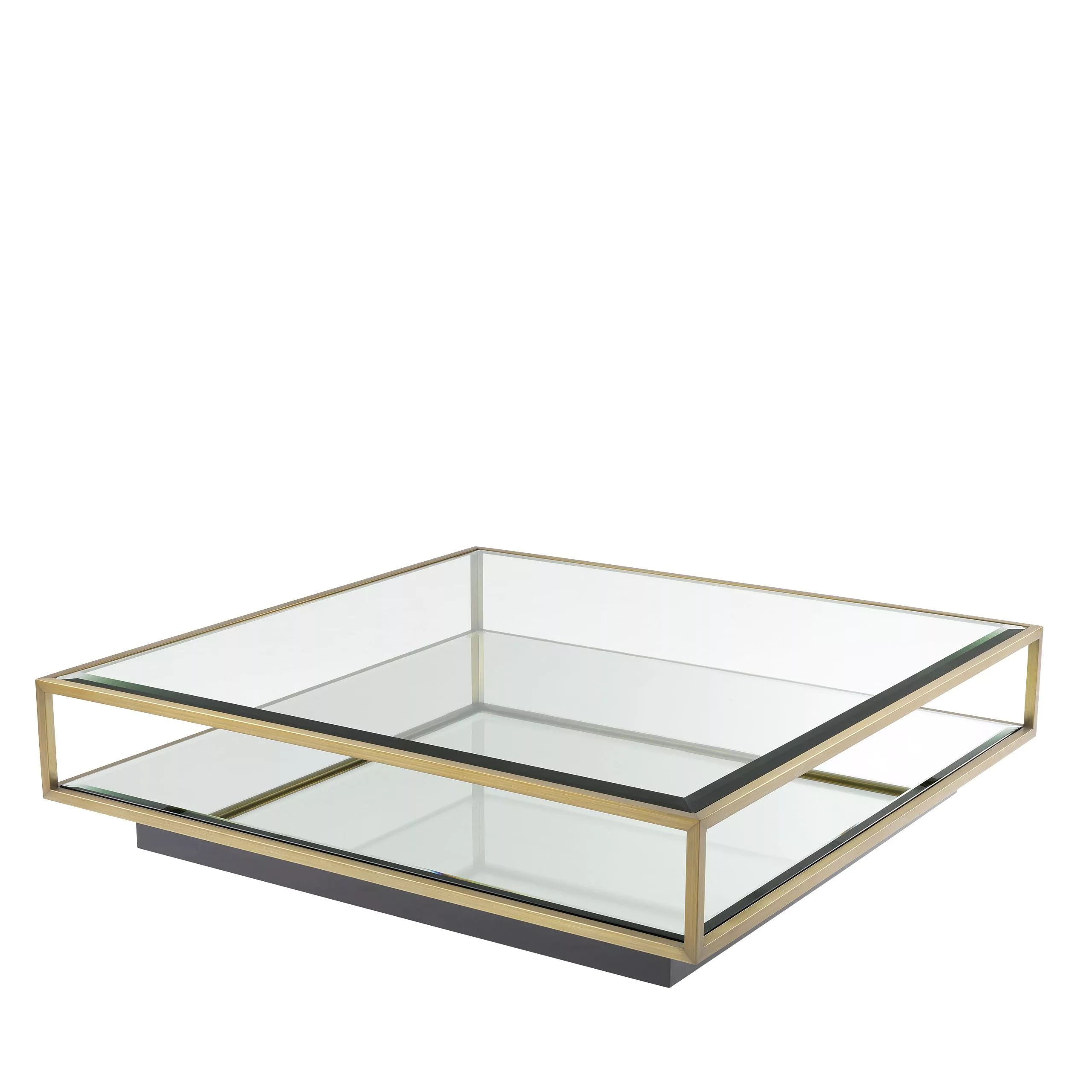 Brass Pedestal Coffee Table | Eichholtz Tortona L