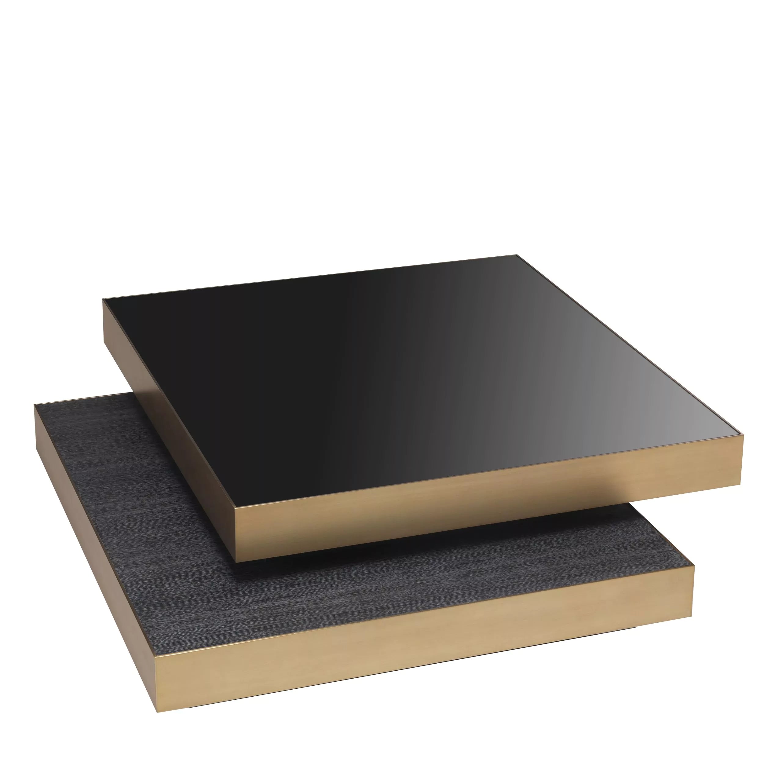 Brass Stacked Coffee Table | Eichholtz Shelton