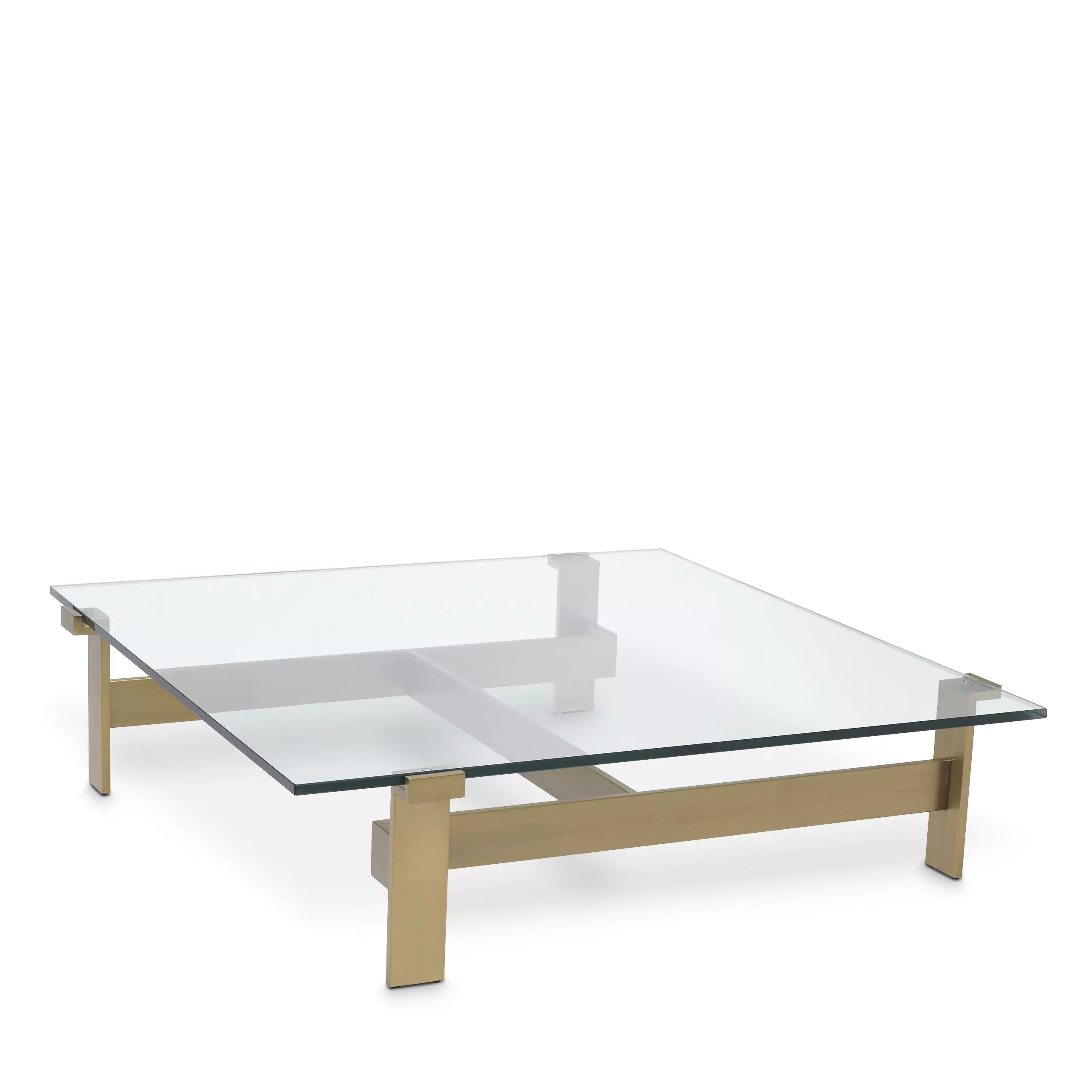 Brass Geometric Coffee Table | Eichholtz Maxim