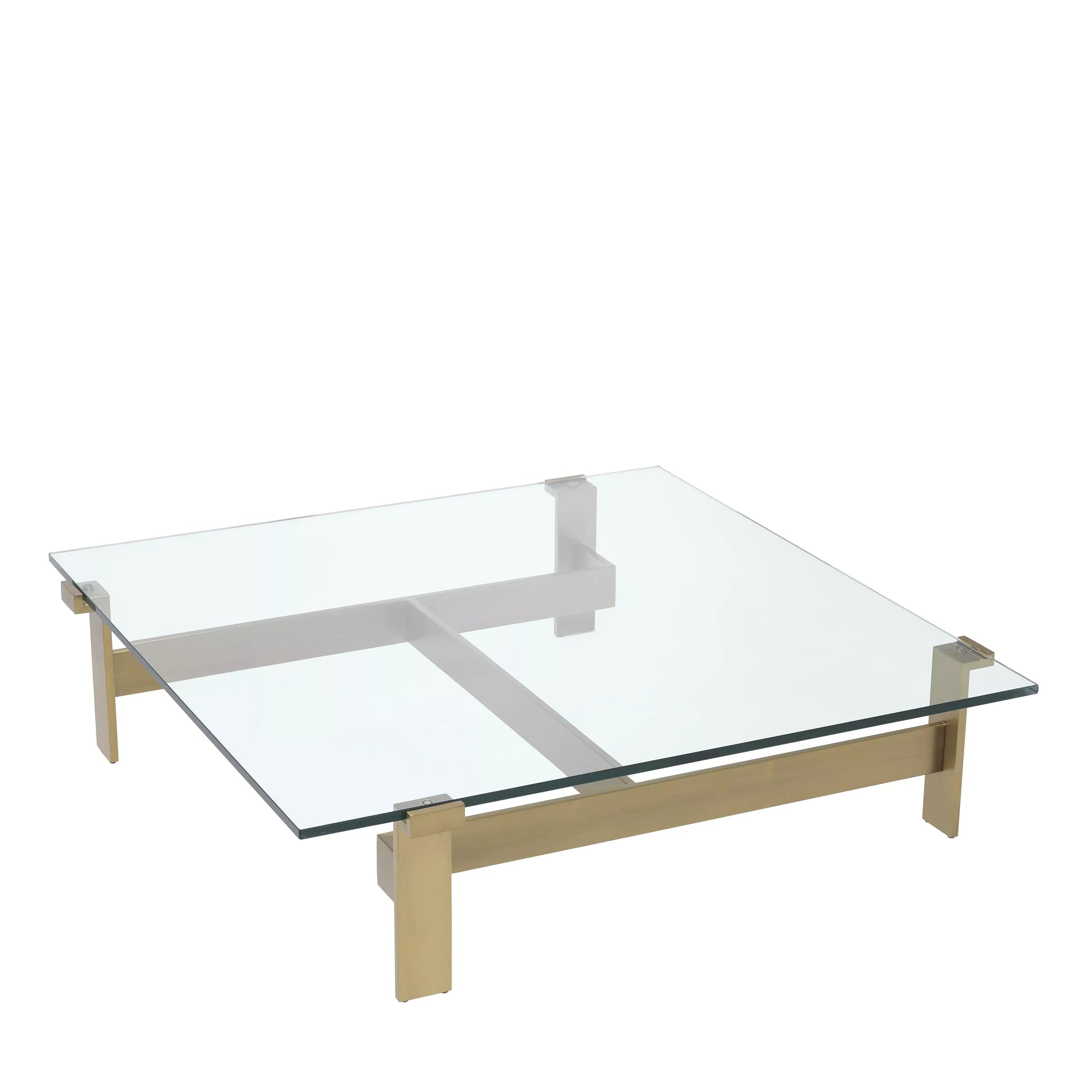 Brass Geometric Coffee Table | Eichholtz Maxim