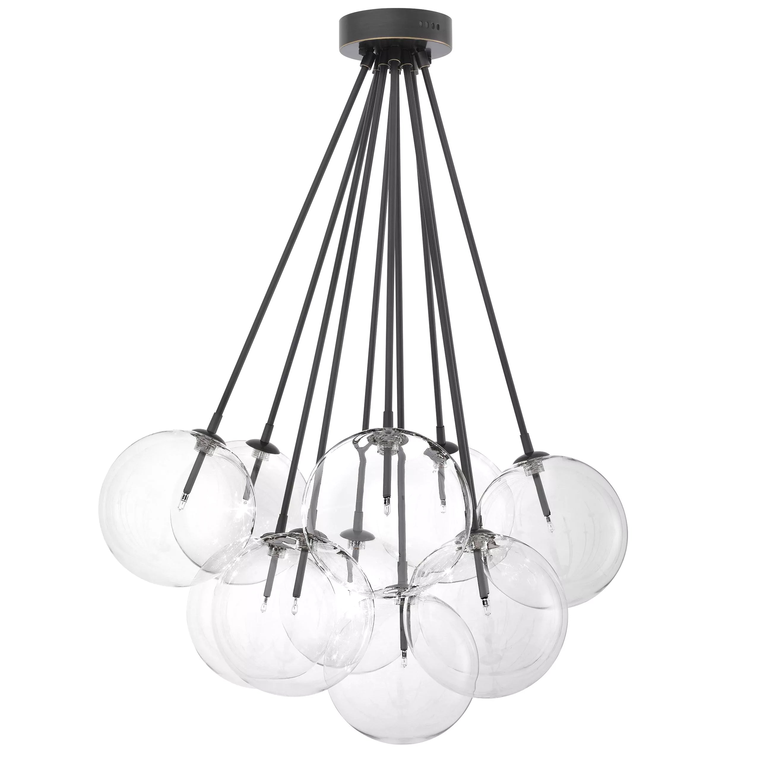 Bronze 11-Light Globe Ceiling Lamp | Eichholtz Molecule