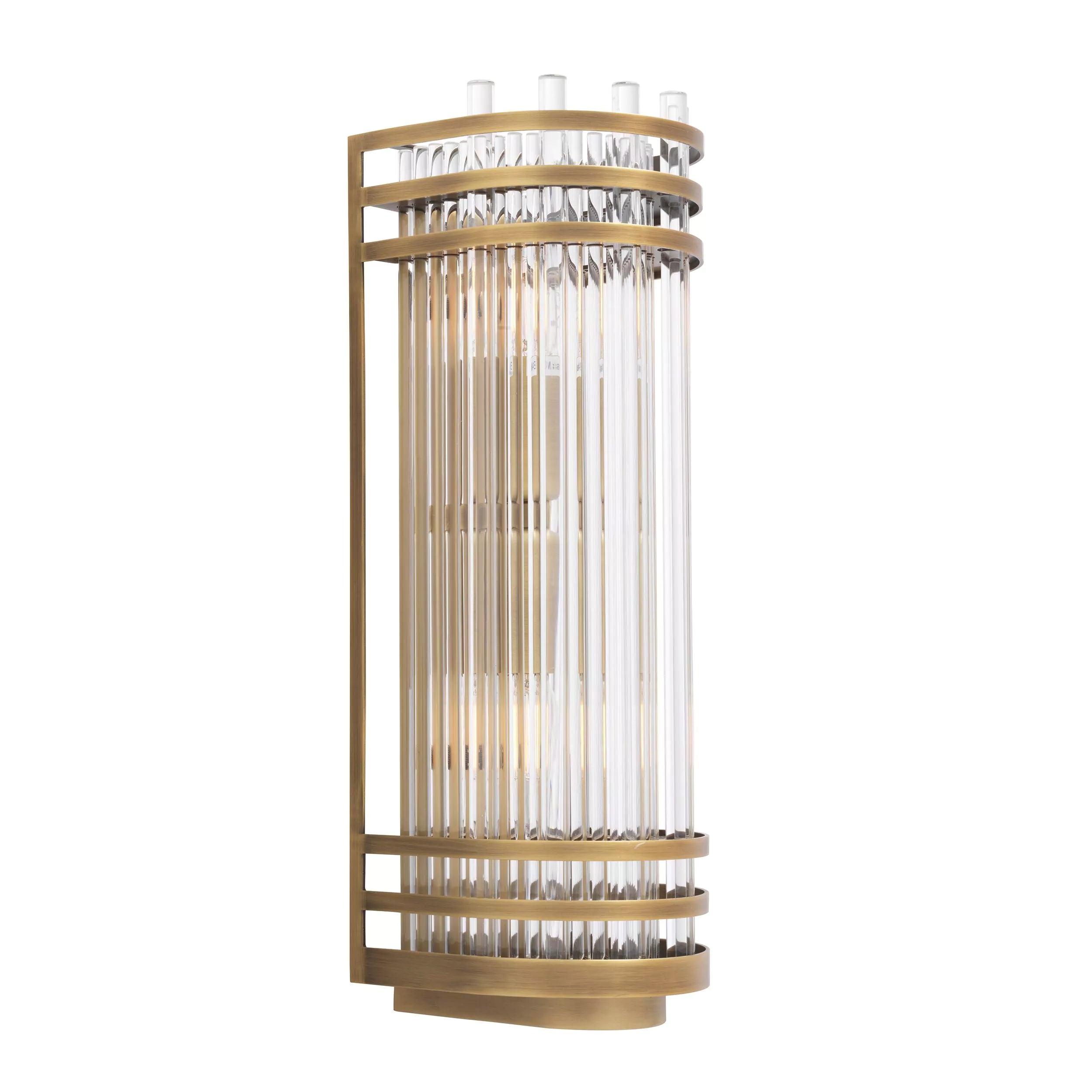 Brass Glass Wall Lamp S | Eichholtz Gulf