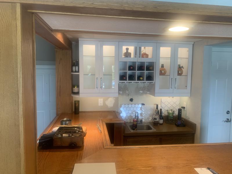White 21" Short Wall