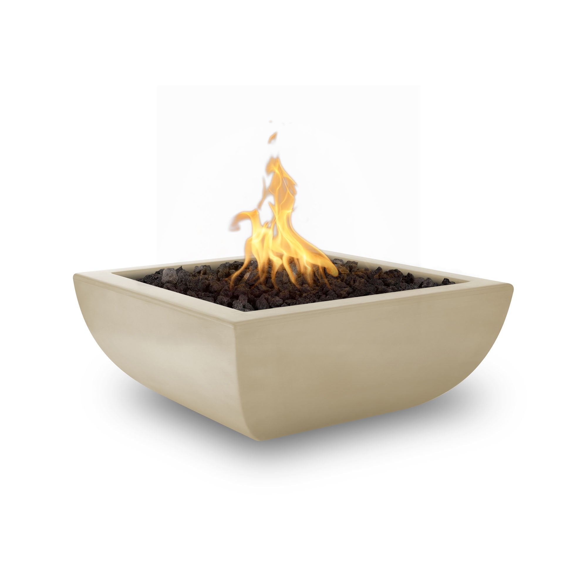 Square Fire Bowl 24" | The Outdoor Plus - Avalon GFRC