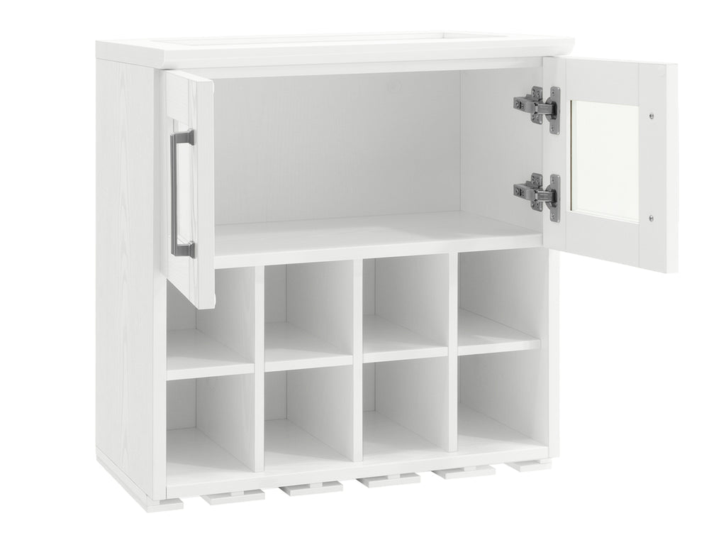 Home Bar Wall Wine Rack Cabinet - 21”