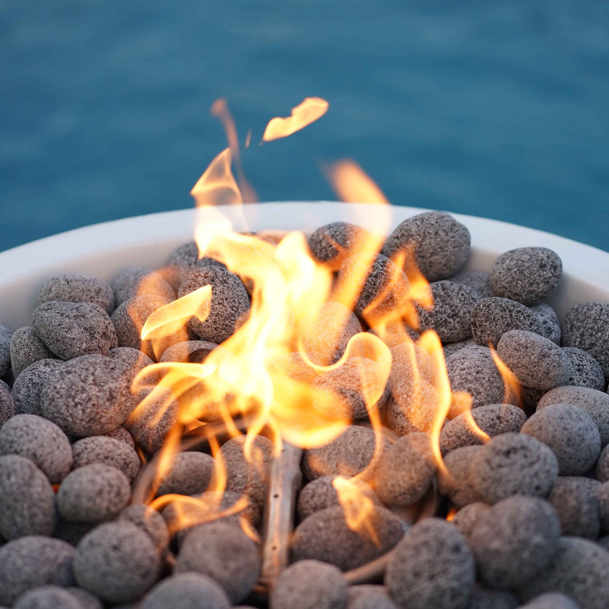 The Outdoor Plus - Sedona GFRC Concrete Round Fire Bowl 33"