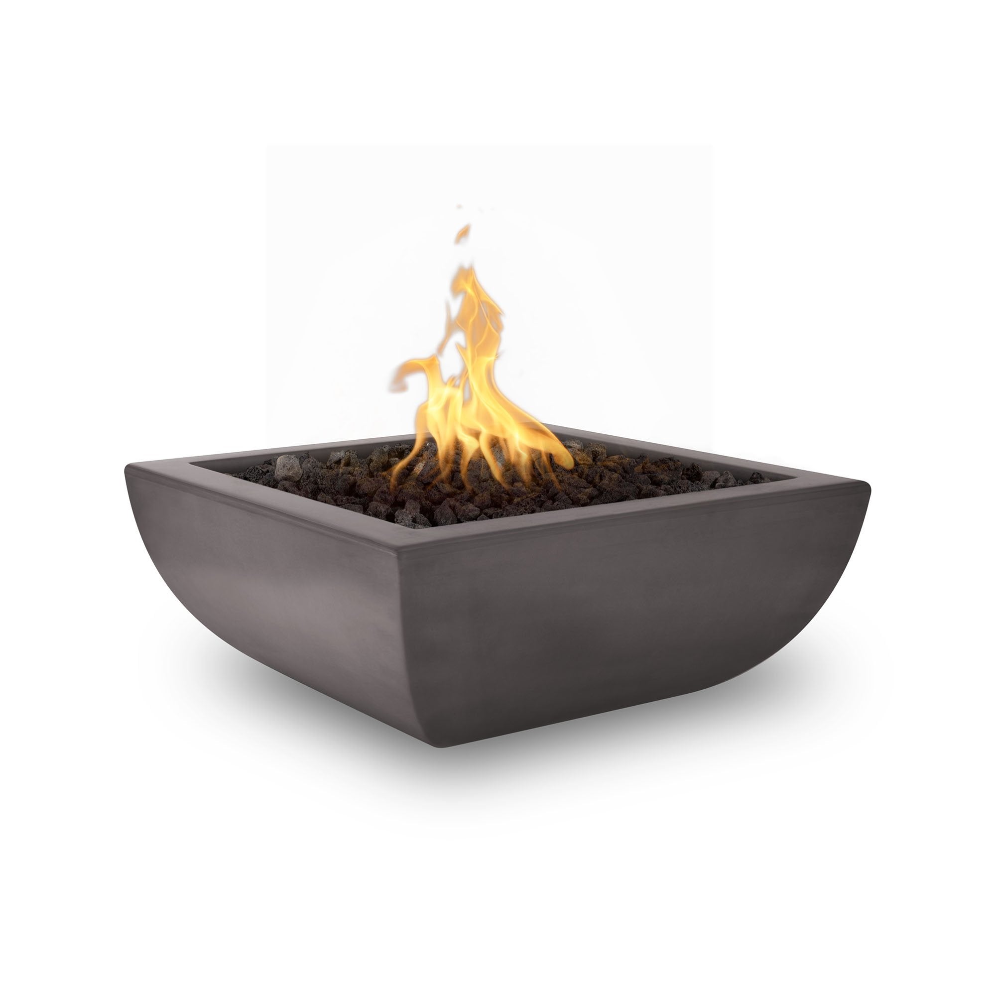 The Outdoor Plus - Avalon GFRC Concrete Square Fire Bowl 36"