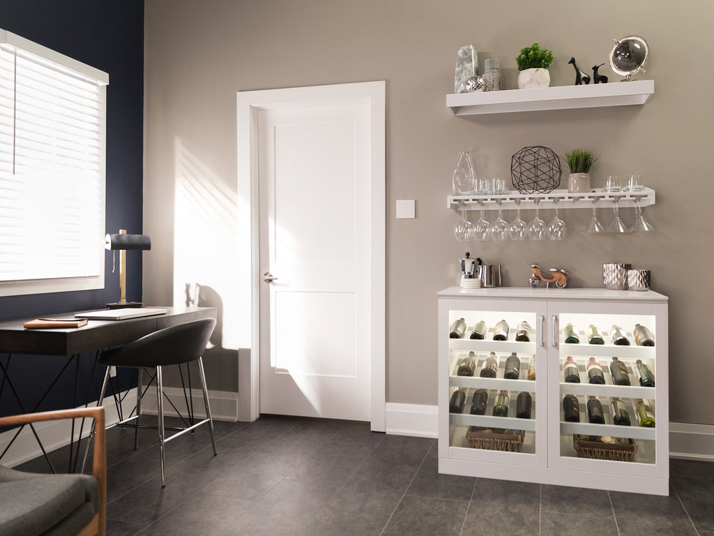 White 21" Short Wall