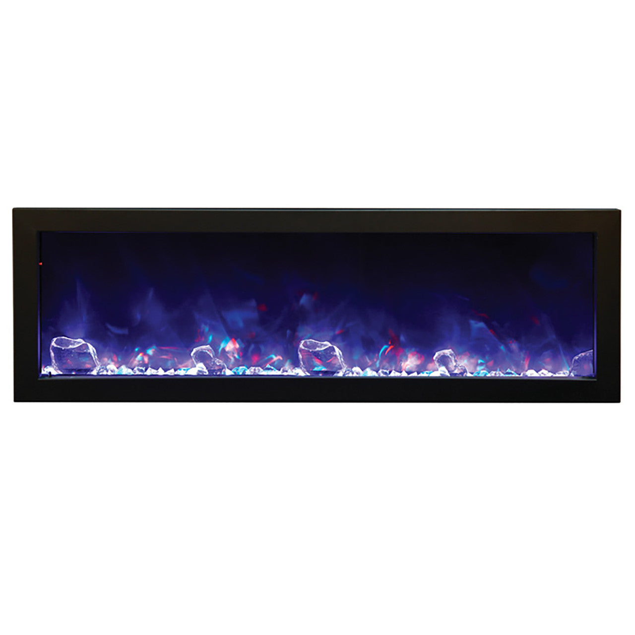 Amantii 40 Inch Panorama Slim BI-40-SLIM-OD Linear Indoor or Outdoor Electric Fireplace