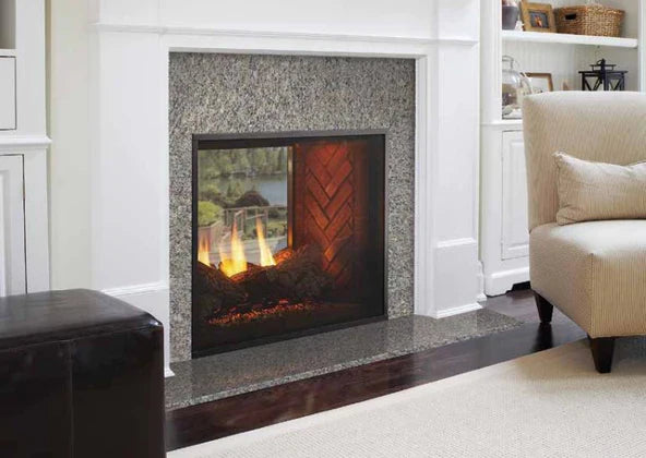 Majestic Twilight 36inch Indoor/Outdoor See-Through Gas Fireplace With IntelliFire Touch Ignition System