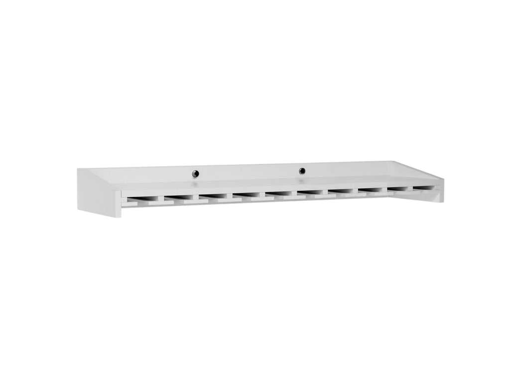 White 42" Hanging Stemware Shelf
