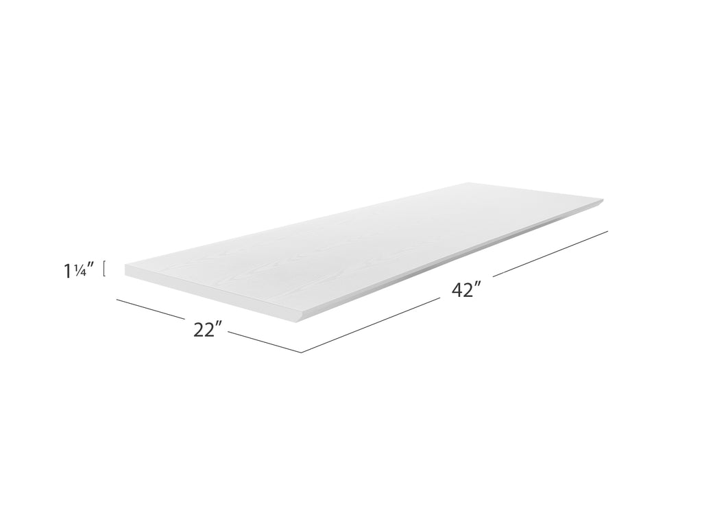 White 42" Top