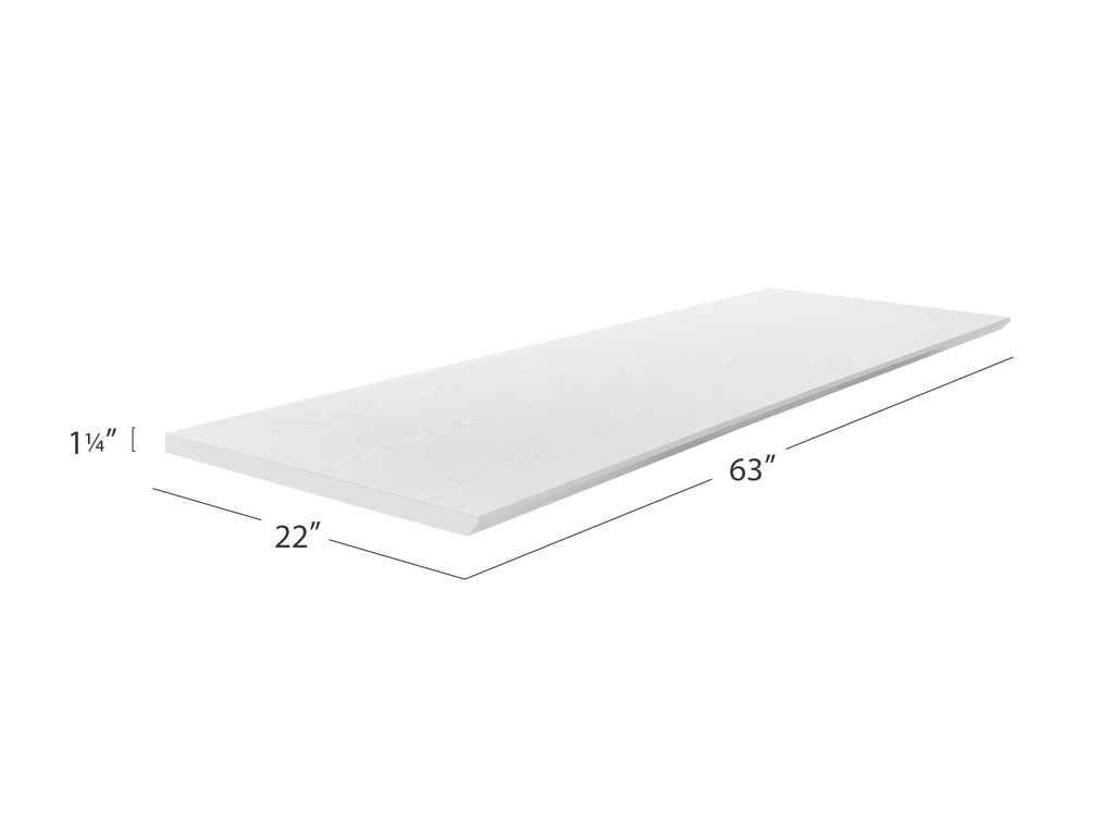 White 63" Top