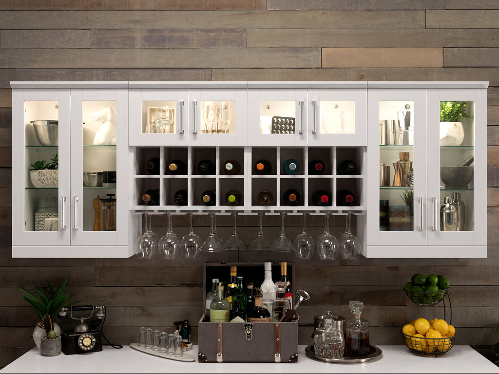 White 21" Short Wall
