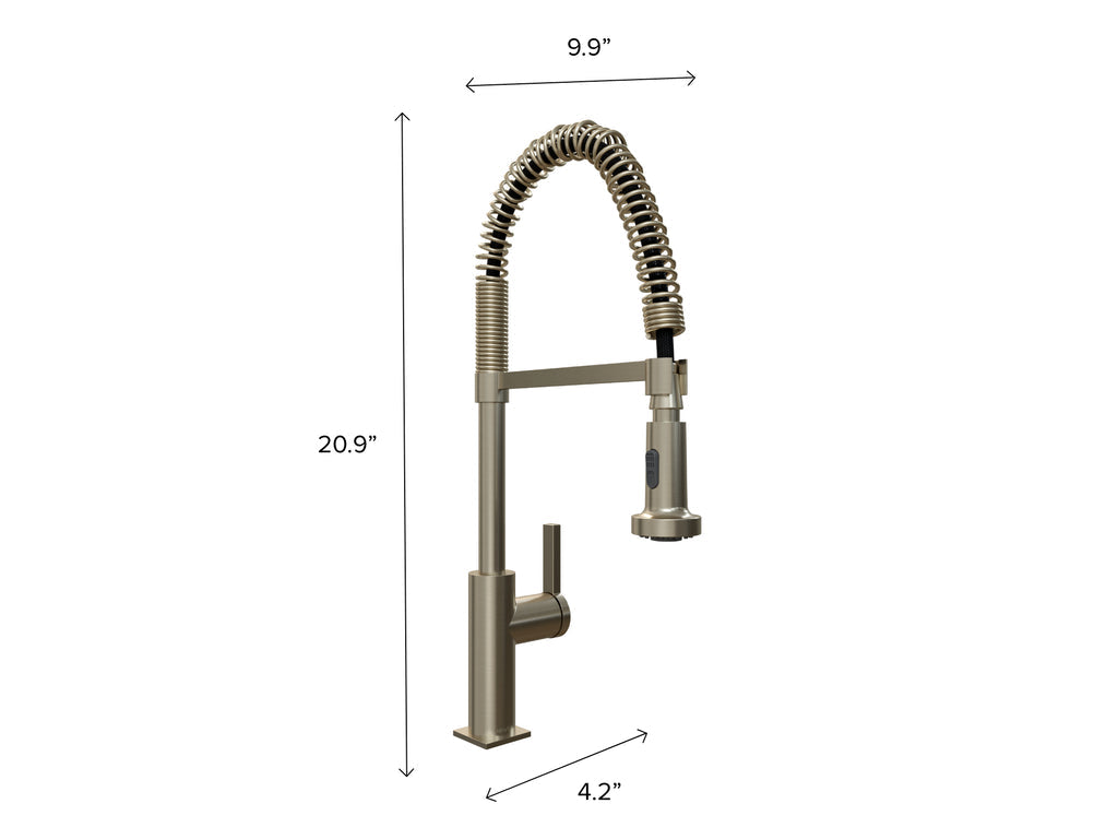 Pro Double Action Spray Flex Pull-Down Faucet