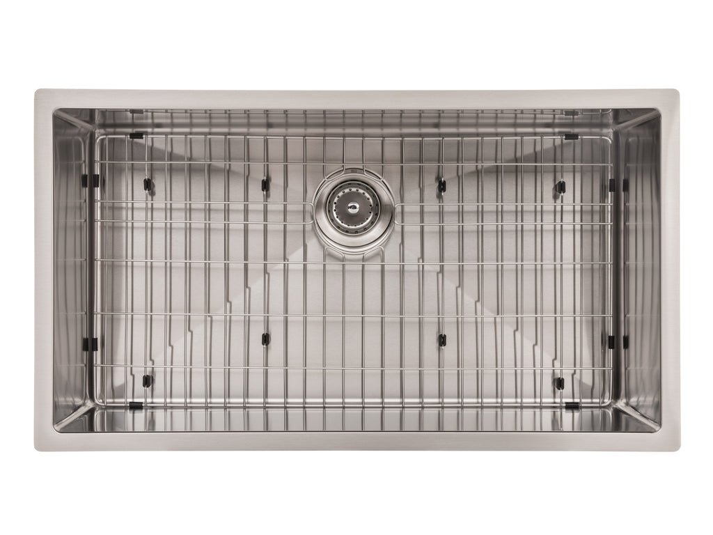 32in. 18 Gauge Undermount Single Bowl Stainless Steel Sink