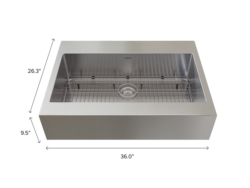 36in Farmhouse Sink (including bottom grid)