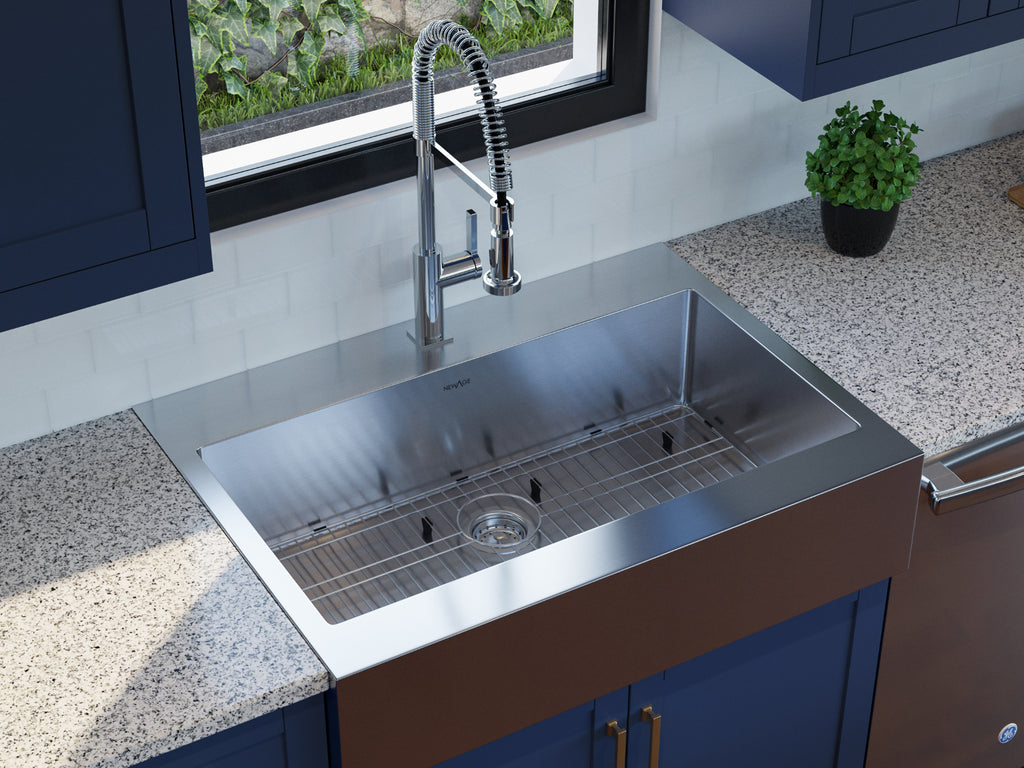 36in Farmhouse Sink (including bottom grid)