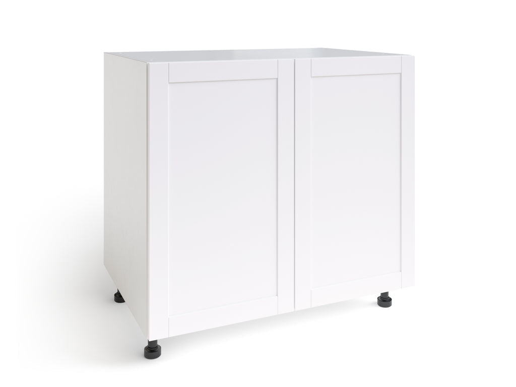 Home Grey Two Door Base Cabinet