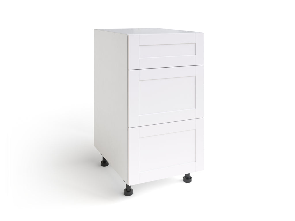 Home Grey Three Drawer Cabinet