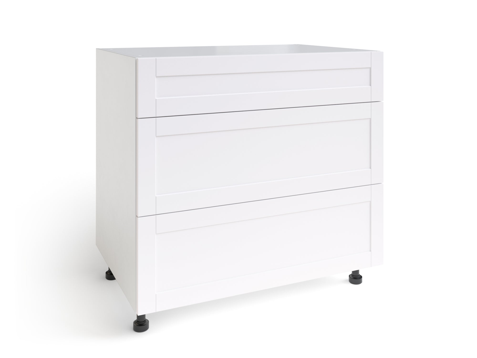 Home Grey Three Drawer Cabinet