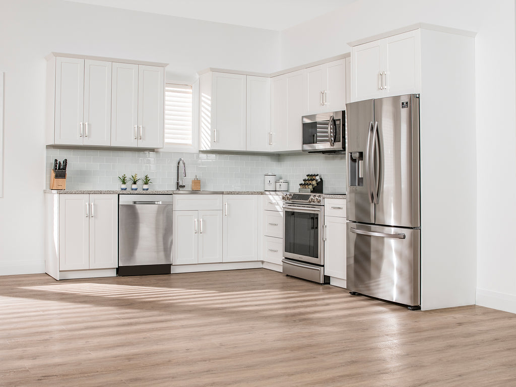 Home Grey Above Fridge Cabinet, 36 Inch