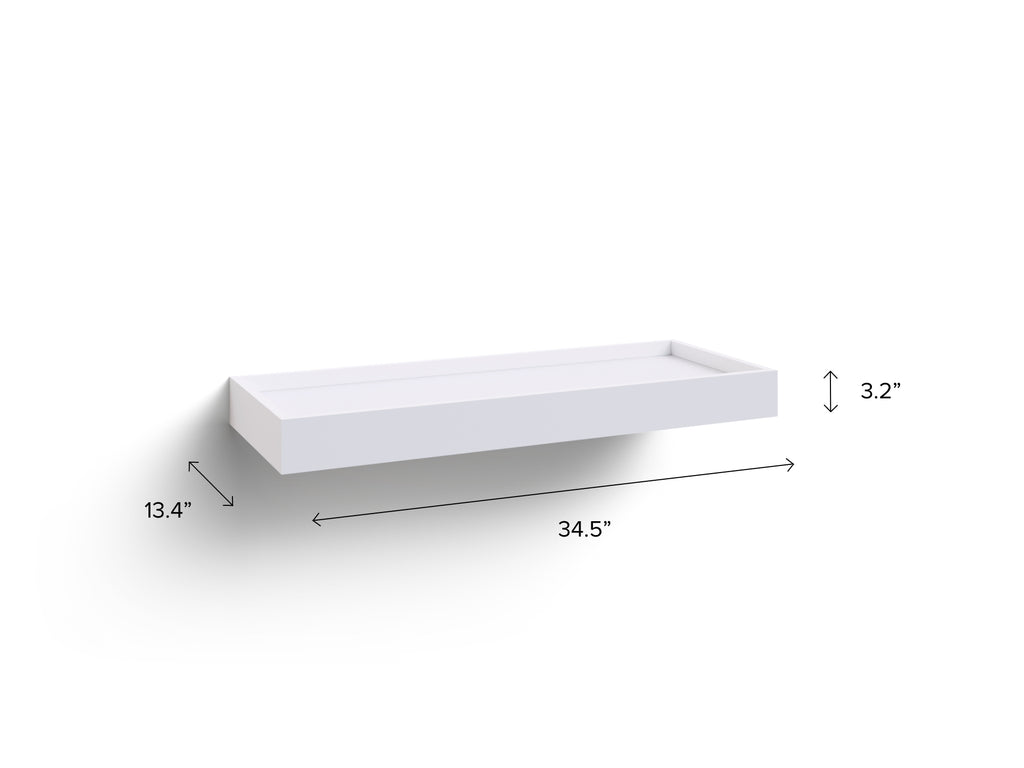 Home Grey Floating Shelf