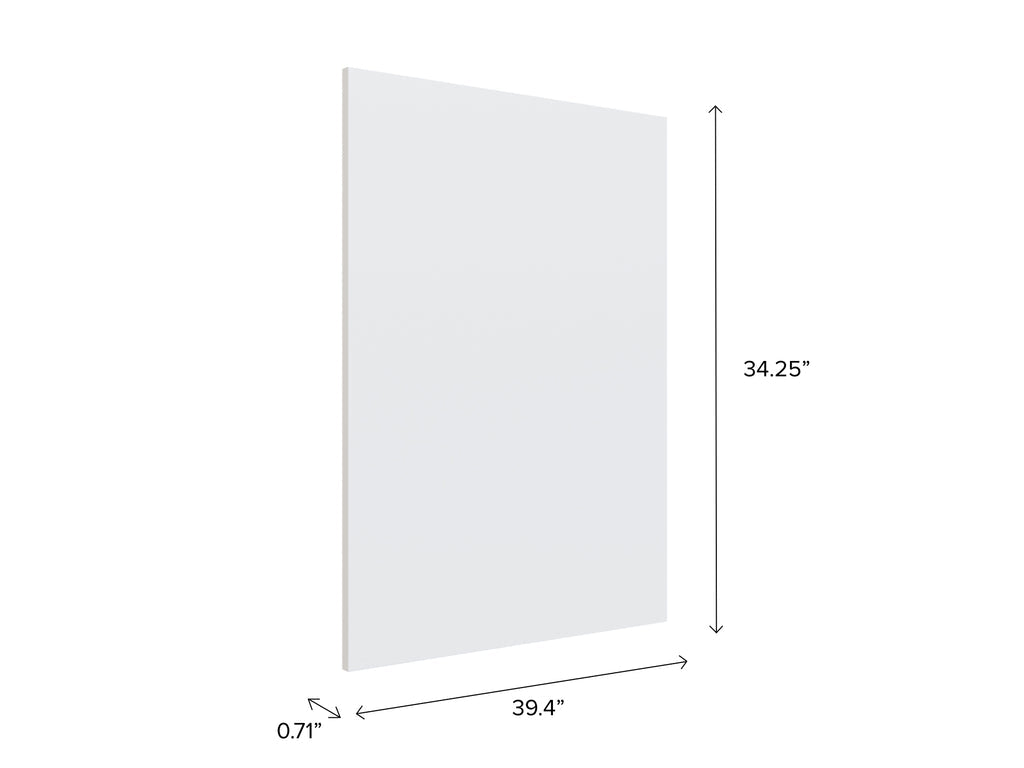 Home White 39.4" Island Side Panel