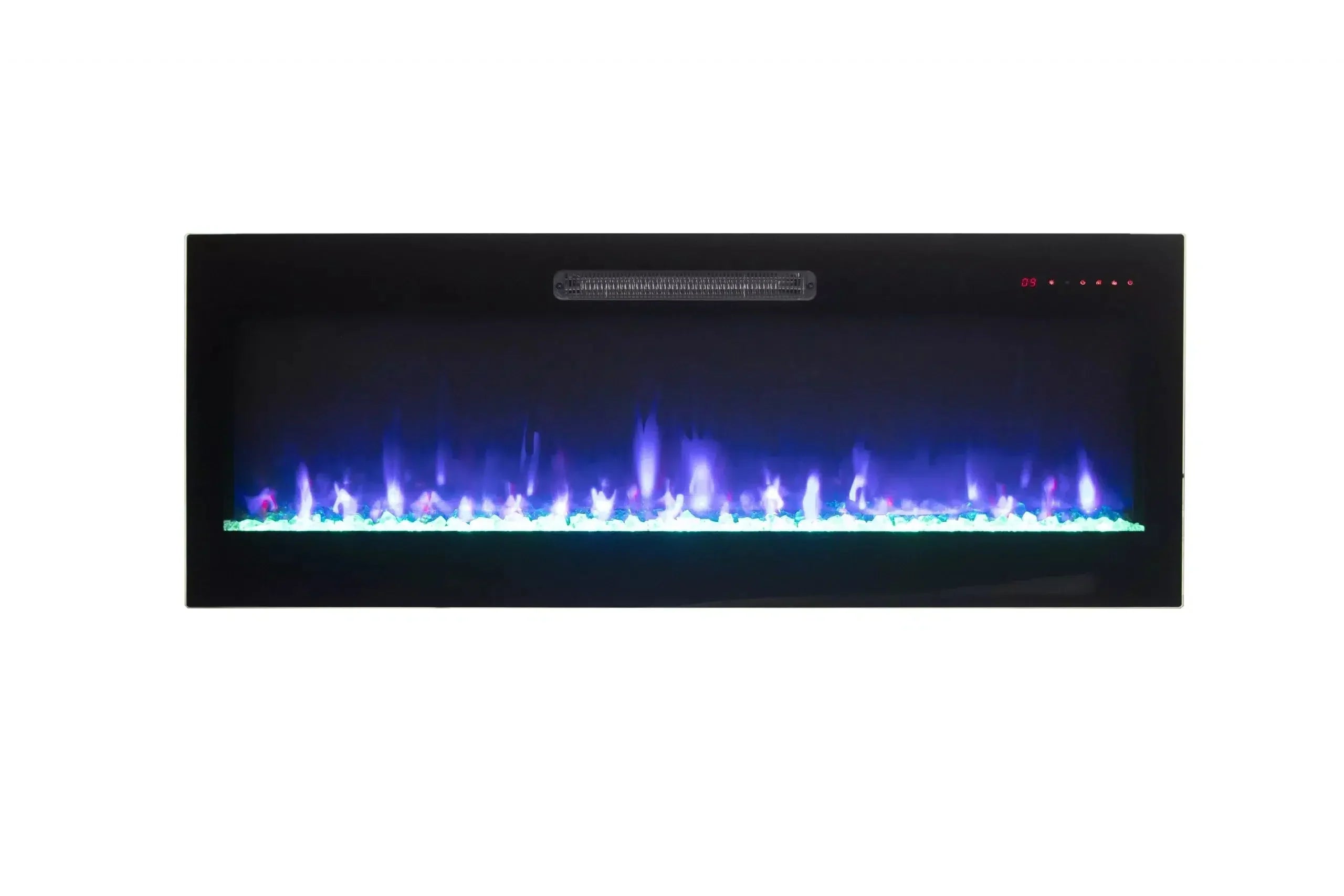 Amantii Fire & Ice Evolution 36" Linear Electric Fireplace with Frameless Display, WiFi & Multi-Color Flames