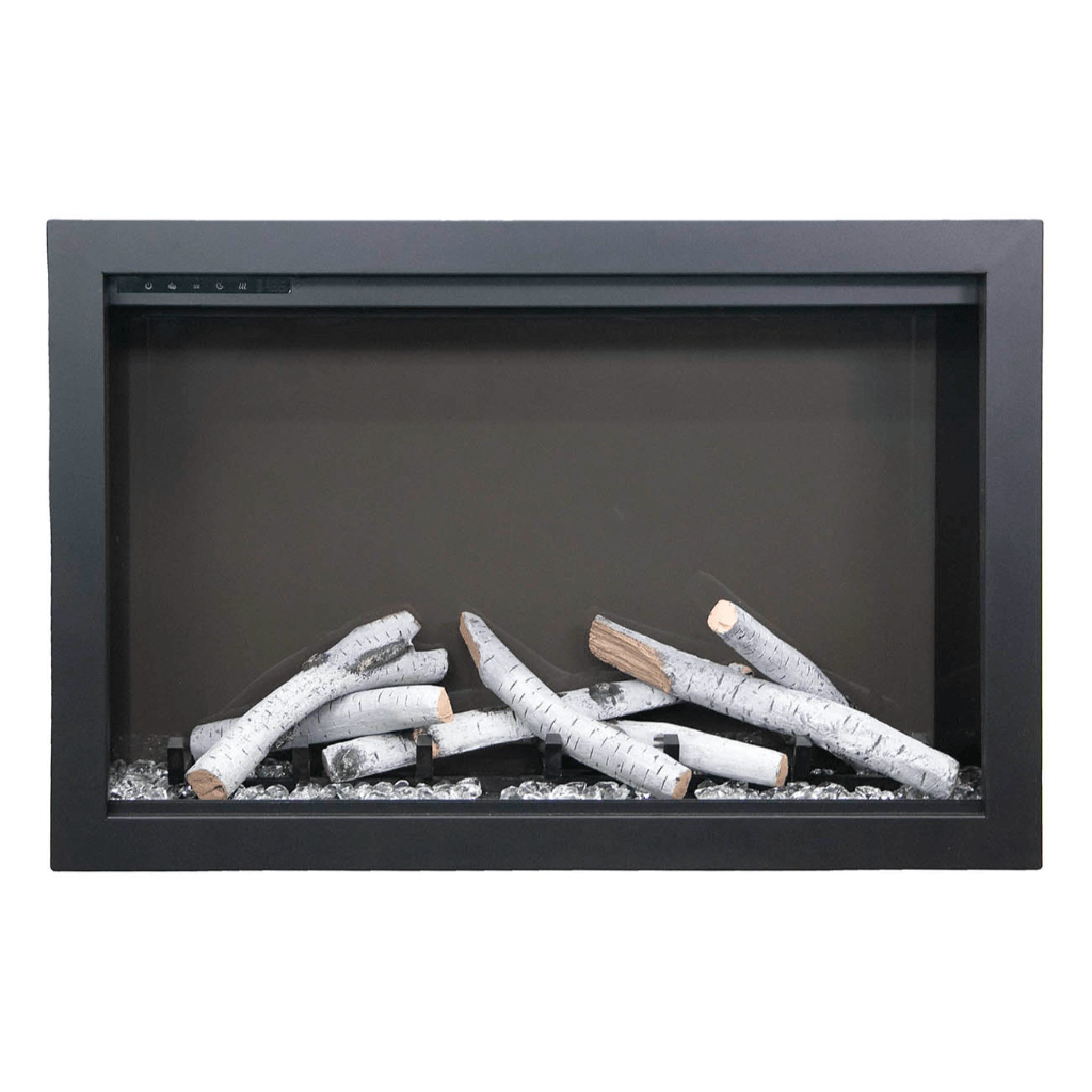 Amantii TRD Bespoke 38" Traditional Electric Fireplace Insert for Indoor/Outdoor Use